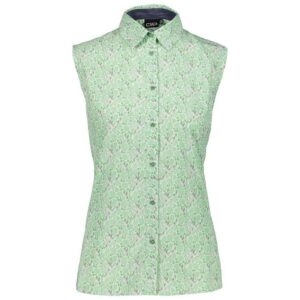 Cmp 38t5806 Sleeveless Shirt Verde 2XS Mujer