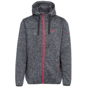 Trespass Odeno At300 Hooded Fleece Gris S Hombre