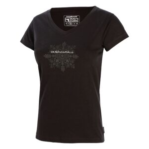 Trangoworld Yogafit Short Sleeve T-shirt Negro 2XS Mujer
