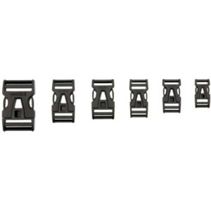 Vaude Tents Steckschnalle 25 Mm Dual Adjust Negro