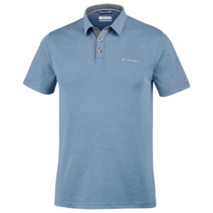 Columbia Nelson Point Short Sleeve Polo Shirt Azul M Hombre