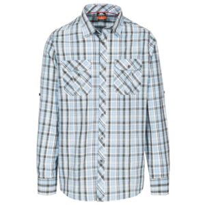 Trespass Collector Long Sleeve Shirt Azul M Hombre