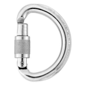 Petzl Omni Screw Lock Snap Hook Plateado