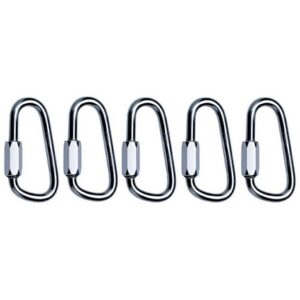 Petzl Speedy 5 Units Negro,Plateado