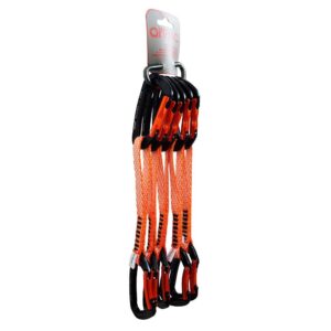 Qi´roc Racing Straight/curve+express Dyneema 12x170 Mm+mini Snap Hook 5 Units Naranja,Negro