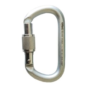 Qi´roc Mercuri Oval Safe Snap Hook Plateado