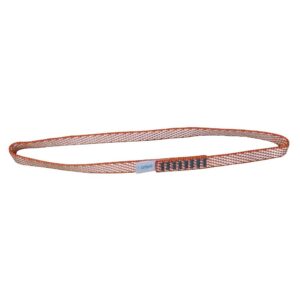 Qi´roc Ring Dyneema 12 Mm Sling Blanco,Naranja 60 cm
