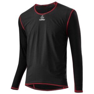 Loeffler Windstopper Transtex Light Long Sleeve Base Layer Negro 56 Hombre