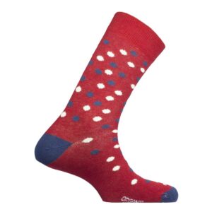 Mund Socks Topos Organic Cotton Socks Rojo EU 42-45 Hombre