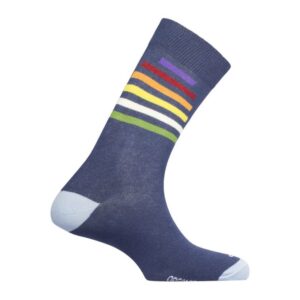 Mund Socks Rainbow Organic Cotton Socks Azul EU 42-45 Hombre
