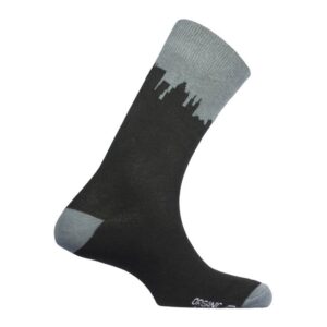 Mund Socks Skyline Organic Cotton Socks Negro EU 42-45 Hombre