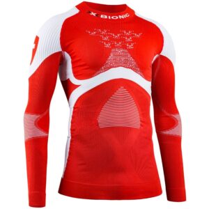 X-bionic Energy Accumulator 4.0 Patriot Long Sleeve Base Layer Rojo M Hombre
