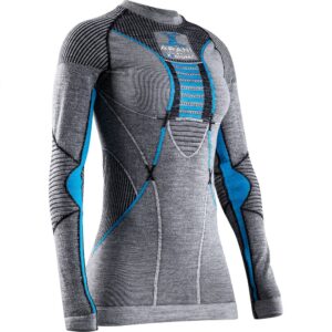 X-bionic Apani 4.0 Merino Long Sleeve Base Layer Gris M Mujer