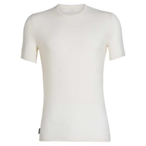 Icebreaker Anatomica Crew Merino Short Sleeve Base Layer Beige 2XL Hombre