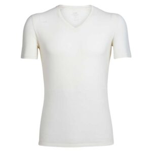 Icebreaker Anatomica V Merino Short Sleeve Base Layer Blanco S Hombre