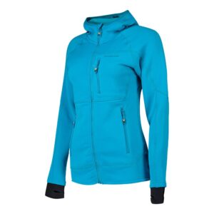 Trangoworld Trx2 Stretch Pro Hooded Fleece Azul L Mujer