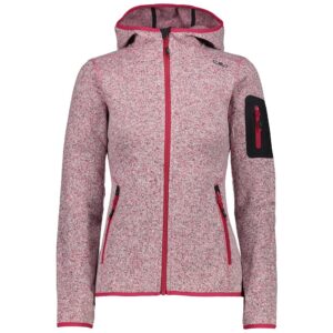 Cmp Jacket 3h19826 Hooded Fleece Rojo 2XS Mujer