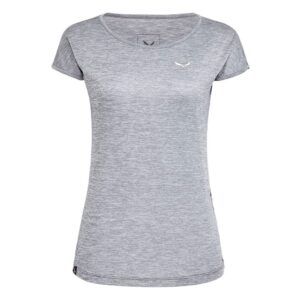 Salewa Puez Melange Dryton Short Sleeve T-shirt Gris 2XS Mujer