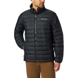 Columbia Powder Lite Big Jacket Negro 5X Hombre