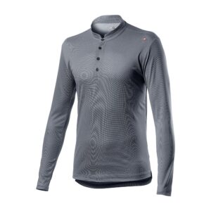 Castelli Tech Henley Base Layer Gris XL Hombre