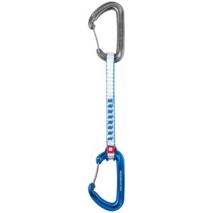 Ocun Hawk Wire Dyneema 11 Mm 5 Pack Quickdraw Azul 15 cm