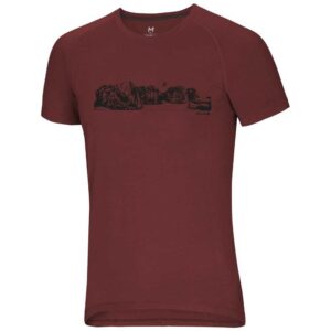 Ocun Raglan Short Sleeve T-shirt Rojo XL Hombre