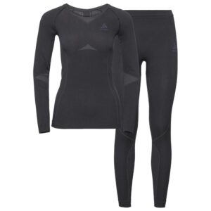 Odlo Performance Evolution Warm Set Negro XL Mujer