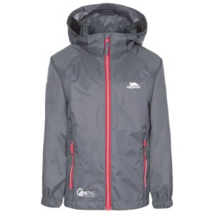 Trespass Qikpac X Jacket Gris 11-12 Years Niño