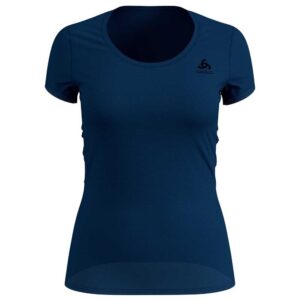 Odlo Active F-dry Light Short Sleeve Base Layer Azul XS Mujer