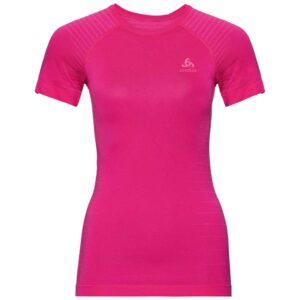 Odlo Performance Light Short Sleeve Base Layer Rosa L Mujer