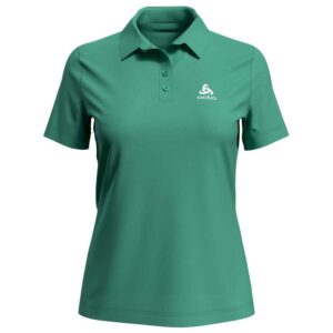 Odlo Cardada Short Sleeve Polo Shirt Verde XS Mujer