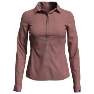 Odlo Kumano Check Long Sleeve Shirt Rosa S Mujer