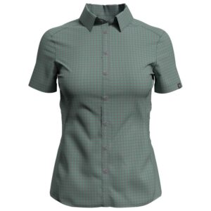 Odlo Kumano Check Short Sleeve Shirt Verde XS Mujer