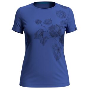 Odlo Kumano Print Short Sleeve T-shirt Azul XS Mujer