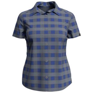 Odlo Mythen Short Sleeve Shirt Azul S Mujer