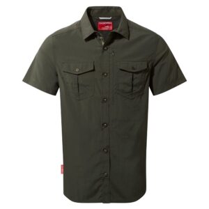 Craghoppers Nosilife Adventure Ii Short Sleeve Shirt Verde L Hombre