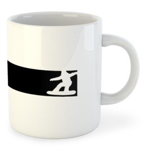 Kruskis 325ml Snowboarding Frame Mug Blanco 325 ml (11 oz)
