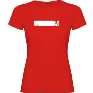 Kruskis Trekk Frame Short Sleeve T-shirt Rojo S Mujer