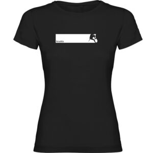 Kruskis Climb Frame Short Sleeve T-shirt Negro M Mujer