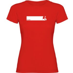 Kruskis Climb Frame Short Sleeve T-shirt Rojo L Mujer