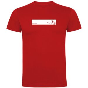 Kruskis Mountain Frame Short Sleeve T-shirt Rojo 3XL Hombre