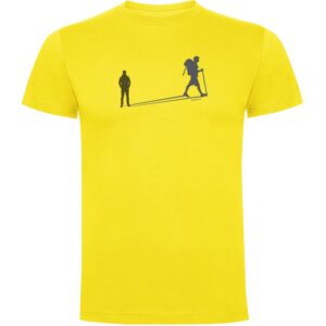 Kruskis Trekk Shadow Short Sleeve T-shirt Amarillo 3XL Hombre