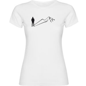 Kruskis Mountain Shadow Short Sleeve T-shirt Blanco L Mujer