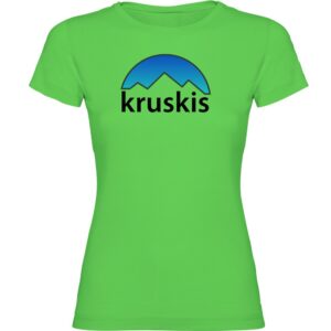 Kruskis Mountain Silhouette Short Sleeve T-shirt Verde 2XL Mujer