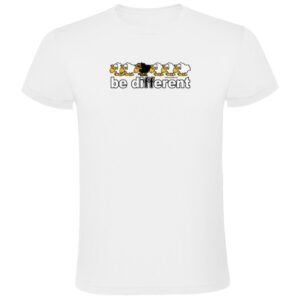 Kruskis Be Different Trekk Short Sleeve T-shirt Blanco S Hombre
