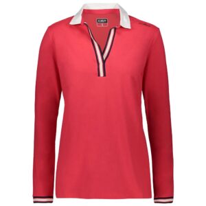 Cmp 39d4816 Long Sleeve Polo Shirt Rojo 2XS Mujer
