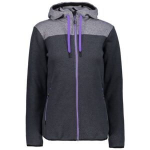 Cmp 39h0866 Heavy Fix Hooded Fleece Gris S Mujer
