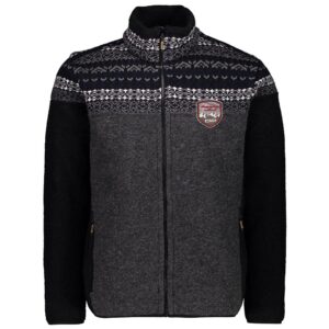 Cmp Sportswear 39m3767 Fleece Negro,Gris 3XL Hombre
