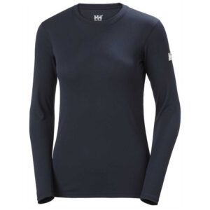 Helly Hansen Tech Crew Long Sleeve T-shirt Azul L Mujer