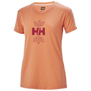 Helly Hansen Skog Graphic Short Sleeve T-shirt Naranja XS Mujer